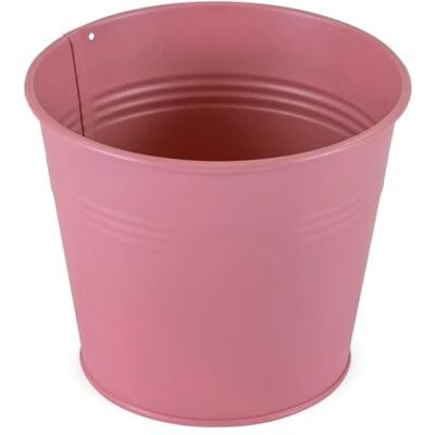 matches21 HOME & HOBBY Blumentopf aus Metall in rosa 16cm x 15cm Übertopf als Orchideentopf, Pflanzentopf, Kräutertopf, Bonsai Topf und Pflanzen Zubehör Blumenübertopf für die Balkon und Fensterbank Deko matches21 HOME & HOBBY Blumentopf aus Metall in rosa 16cm x 15cm Übertopf als Orchideentopf, Pflanzentopf, Kräutertopf, Bonsai Topf und Pflanzen Zubehör Blumenübertopf für die Balkon und Fensterbank Deko