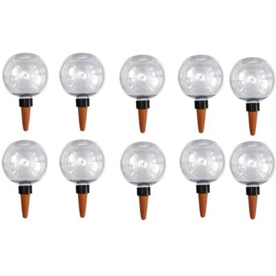 Generic 10er Set Pflanzen-Bewässerungskugeln, 500ML Selbstbewässernde Globen, Automatischer Pflanzenbewässerer, Selbstbewässerungssystem, Kunststoff-Wassertropfer für Zuhause Innen Außen,Balkon Generic 10er Set Pflanzen-Bewässerungskugeln, 500ML Selbstbewässernde Globen, Automatischer Pflanzenbewässerer, Selbstbewässerungssystem, Kunststoff-Wassertropfer für Zuhause Innen Außen,Balkon