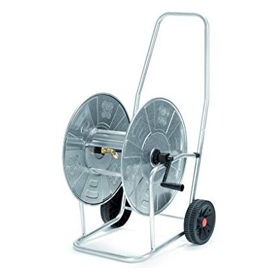 REHAU Schlauchwagen aus Metall, Schlauchtrommel 50m bis 120m Schlauch, robust, langlebig, praktisch…, 56 x 50 x 51 cm REHAU Schlauchwagen aus Metall, Schlauchtrommel 50m bis 120m Schlauch, robust, langlebig, praktisch…, 56 x 50 x 51 cm