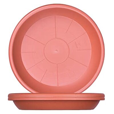 BigDean 3X Blumentopf Untersetzer Ø 19 cm Terrakotta für Ø 20 cm Töpfe Kunststoff Blumenuntersetzer rund, Stabile Blumentopfuntersetzer, Robust & Langlebig, UV Beständig, Wetterfest BigDean 3X Blumentopf Untersetzer Ø 19 cm Terrakotta für Ø 20 cm Töpfe Kunststoff Blumenuntersetzer rund, Stabile Blumentopfuntersetzer, Robust & Langlebig, UV Beständig, Wetterfest