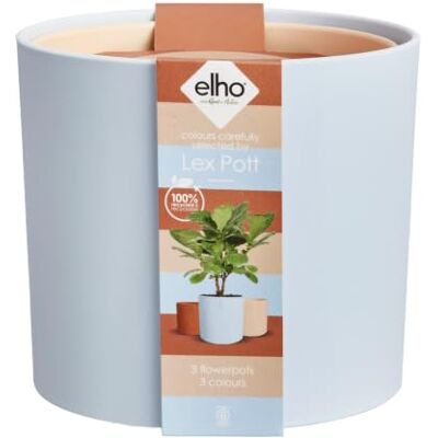 Elho Lex Pott Set 14 - Blumentopf - Blau Rosa Orange - Innenbereich Elho Lex Pott Set 14 - Blumentopf - Blau Rosa Orange - Innenbereich