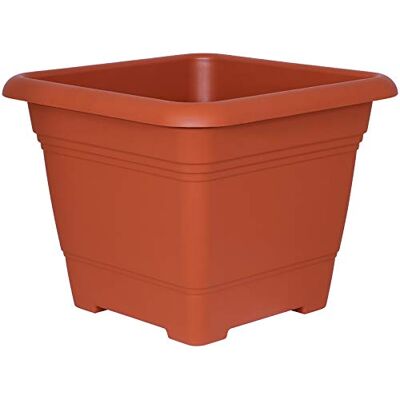 Geli Planter Nora Pflanzkübel Pflanztopf Blumentopf Blumenkübel terrakotta quadratisch (3) Geli Planter Nora Pflanzkübel Pflanztopf Blumentopf Blumenkübel terrakotta quadratisch (3)
