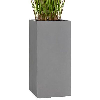 Pflanzwerk ® Pflanzkübel Tower Grau 70x33x33cm *Frostbeständiger Blumenkübel* *UV-Schutz* *Qualitätsware* Pflanzwerk ® Pflanzkübel Tower Grau 70x33x33cm *Frostbeständiger Blumenkübel* *UV-Schutz* *Qualitätsware*