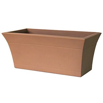 Euro3plast 2462 45 Blumenkasten, braun, 77 x 35 x 32 cm Euro3plast 2462 45 Blumenkasten, braun, 77 x 35 x 32 cm