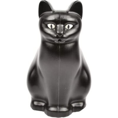 Esschert Design Gießkanne aus Kunststoff Katze Schwarz Fassungsvermögen ca. 3,1 Liter, Maße ca. 17 × 25,9 × 29,2 cm Esschert Design Gießkanne aus Kunststoff Katze Schwarz Fassungsvermögen ca. 3,1 Liter, Maße ca. 17 × 25,9 × 29,2 cm