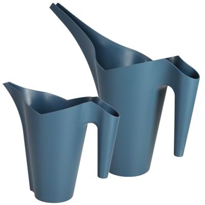 com-four ® 2X Gießkanne 1,0L & 1,4L, Schöne Langhals-Gießkanne im Set Blumengießkanne zum Gießen und Düngen von Pflanzen für innen und außen com-four ® 2X Gießkanne 1,0L & 1,4L, Schöne Langhals-Gießkanne im Set Blumengießkanne zum Gießen und Düngen von Pflanzen für innen und außen