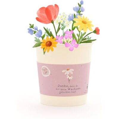 Die Stadtgärtner Wildblumen-Anzuchtset als Dankeschön-Geschenk Umweltfreundlicher Anzuchtbecher mit Saatgut, Kokos-Quelltablette & Anleitung Nachhaltige Geschenkidee für Abschiede, Geburtstage & Wertschätzung Die Stadtgärtner Wildblumen-Anzuchtset als Dankeschön-Geschenk Umweltfreundlicher Anzuchtbecher mit Saatgut, Kokos-Quelltablette & Anleitung Nachhaltige Geschenkidee für Abschiede, Geburtstage & Wertschätzung