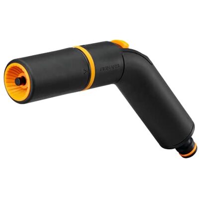 Fiskars Sprühpistole, 2 Funktionen, Mit Strahl- und Spül-Sprühbild Stufenlos regelbarer Durchfluss, Universalgröße, Schwarz/Orange, 1052182 Fiskars Sprühpistole, 2 Funktionen, Mit Strahl- und Spül-Sprühbild Stufenlos regelbarer Durchfluss, Universalgröße, Schwarz/Orange, 1052182