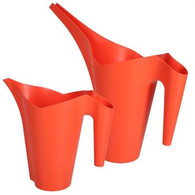 com-four ® 2X Gießkanne 1,0L & 1,4L, Schöne Langhals-Gießkanne im Set Blumengießkanne zum Gießen und Düngen von Pflanzen für innen und außen com-four ® 2X Gießkanne 1,0L & 1,4L, Schöne Langhals-Gießkanne im Set Blumengießkanne zum Gießen und Düngen von Pflanzen für innen und außen