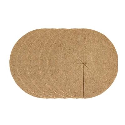 La cordeline 5 Mulchscheiben Ø 60 cm, Jutefilz, 700 g/m² – Schutz für Pflanzen, Unkraut, Gel, natürlich La cordeline 5 Mulchscheiben Ø 60 cm, Jutefilz, 700 g/m² – Schutz für Pflanzen, Unkraut, Gel, natürlich