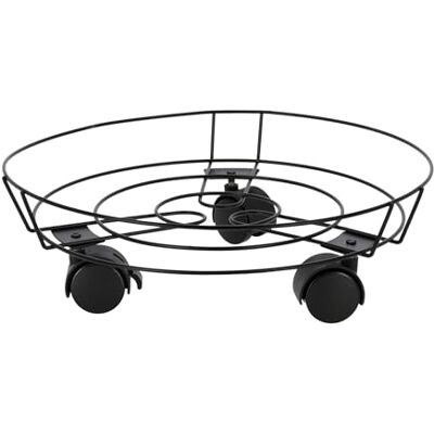 Spetebo Metall Pflanzentrolley schwarz rund 32 cm Blumentopf Untersetzer mit 3 Rollen Pflanzenroller Pflanzenwagen Rolluntersetzer Rollbrett Spetebo Metall Pflanzentrolley schwarz rund 32 cm Blumentopf Untersetzer mit 3 Rollen Pflanzenroller Pflanzenwagen Rolluntersetzer Rollbrett