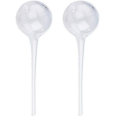 Royal Gardineer Bewässerungskugeln Glas: 2er-Set Gießfrei-Bewässerungs-Kugeln aus Glas, transparent, Ø 8,5 cm (Bewässerungskugeln für Pflanzen, Pflanzen Bewässerungskugel, Balkon) Royal Gardineer Bewässerungskugeln Glas: 2er-Set Gießfrei-Bewässerungs-Kugeln aus Glas, transparent, Ø 8,5 cm (Bewässerungskugeln für Pflanzen, Pflanzen Bewässerungskugel, Balkon)