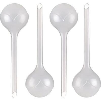 Royal Gardineer Wasser Dosierer: 4er-Set Gießfrei-Bewässerungskugeln, Kunststoff, transparent, Ø 8,5 cm (Wasserkugeln für Pflanzen, Bewässerung Kugeln, Keramik) Royal Gardineer Wasser Dosierer: 4er-Set Gießfrei-Bewässerungskugeln, Kunststoff, transparent, Ø 8,5 cm (Wasserkugeln für Pflanzen, Bewässerung Kugeln, Keramik)