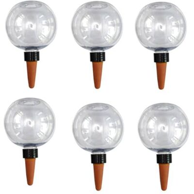 Generic 6er Set Pflanzen-Bewässerungskugeln, 500ML Selbstbewässernde Globen, Automatischer Pflanzenbewässerer, Selbstbewässerungssystem, Kunststoff-Wassertropfer für Zuhause Innen Außen,Balkon Generic 6er Set Pflanzen-Bewässerungskugeln, 500ML Selbstbewässernde Globen, Automatischer Pflanzenbewässerer, Selbstbewässerungssystem, Kunststoff-Wassertropfer für Zuhause Innen Außen,Balkon