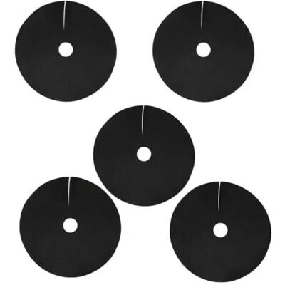 Zqemy 10 x Vlies-Baum-Mulch-Ring-Unkrautbekämpfungsmatte Graswurzelschutz für Gartenpflanzen, Gartenpflanzen, praktische Abdeckung, Zubehör (32 cm) Zqemy 10 x Vlies-Baum-Mulch-Ring-Unkrautbekämpfungsmatte Graswurzelschutz für Gartenpflanzen, Gartenpflanzen, praktische Abdeckung, Zubehör (32 cm)
