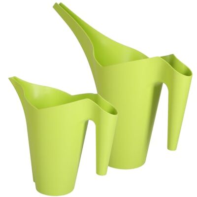 com-four ® 2X Gießkanne 1,0L & 1,4L, Schöne Langhals-Gießkanne im Set Blumengießkanne zum Gießen und Düngen von Pflanzen für innen und außen com-four ® 2X Gießkanne 1,0L & 1,4L, Schöne Langhals-Gießkanne im Set Blumengießkanne zum Gießen und Düngen von Pflanzen für innen und außen