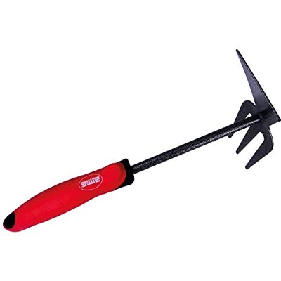 Amig Gartenarbeit und Gabel mit ABS-Griff und Stahlkörper für Gartenarbeit und Pflanzen im Haus Rot-Schwarz Maße 33 cm Amig Gartenarbeit und Gabel mit ABS-Griff und Stahlkörper für Gartenarbeit und Pflanzen im Haus Rot-Schwarz Maße 33 cm