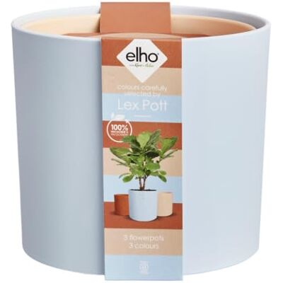 Elho Lex Pott Set 14 - Blumentopf - Blau Rosa Orange - Innenbereich Elho Lex Pott Set 14 - Blumentopf - Blau Rosa Orange - Innenbereich