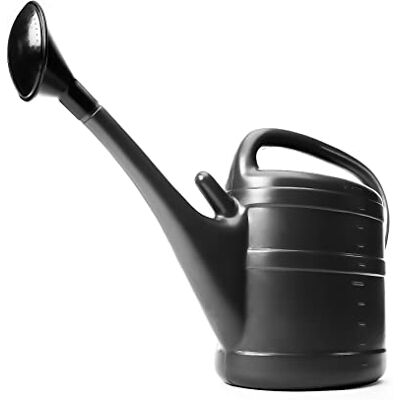 BigDean Gießkanne 10 Liter anthrazit für Haus & Garten mit Brause Kopf Gartengießkanne aus robustem Kunststoff mit Abnehmbarer Brause zur einfachen Bewässerung von Blumen, Pflanzen & Bäumen BigDean Gießkanne 10 Liter anthrazit für Haus & Garten mit Brause Kopf Gartengießkanne aus robustem Kunststoff mit Abnehmbarer Brause zur einfachen Bewässerung von Blumen, Pflanzen & Bäumen