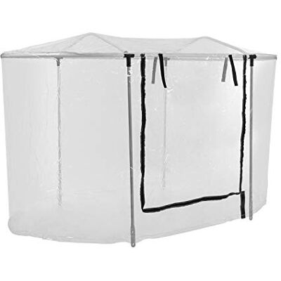 blumfeldt High Grow Top 200 Gewächshaus-Aufsatz , Foliendach , Hochbeet-Dach , 200 x 115 x 100 cm , Stahlrohr , witterungsbeständig , PVC , für High Grow Hochbeete , inkl. Schrauben , transparent blumfeldt High Grow Top 200 Gewächshaus-Aufsatz , Foliendach , Hochbeet-Dach , 200 x 115 x 100 cm , Stahlrohr , witterungsbeständig , PVC , für High Grow Hochbeete , inkl. Schrauben , transparent