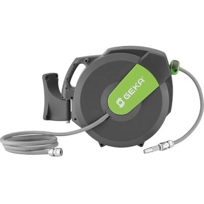 GEKA Schlauchbox K15 (Automatisches Aufrollen und Abrollen, robuste Wandhalterung, mit Nachtropfstopp) 42.8710.9 GEKA Schlauchbox K15 (Automatisches Aufrollen und Abrollen, robuste Wandhalterung, mit Nachtropfstopp) 42.8710.9