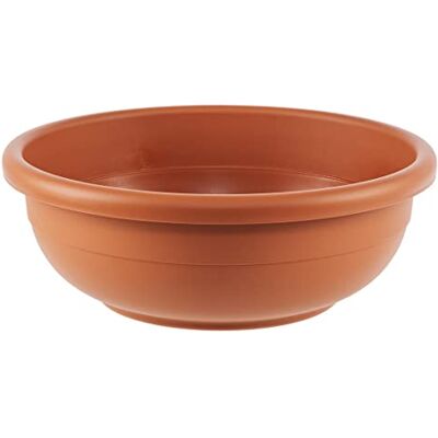 Dehner Vasar Pflanzschale Aurora terrakotta, Blumentopf frostbeständig, Höhe 18 cm, Ø 50 cm, Kunststoff, orange Dehner Vasar Pflanzschale Aurora terrakotta, Blumentopf frostbeständig, Höhe 18 cm, Ø 50 cm, Kunststoff, orange