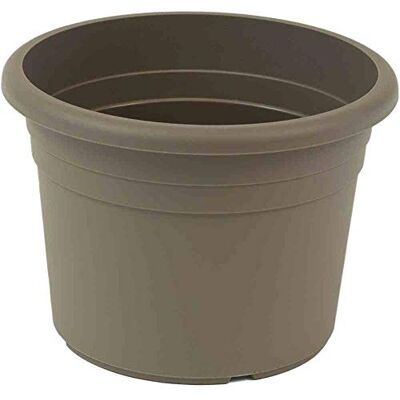 Siena Garden - Cilindro - Ø50x35.5 cm - Kunststoff matt taupe - Planter Siena Garden - Cilindro - Ø50x35.5 cm - Kunststoff matt taupe - Planter