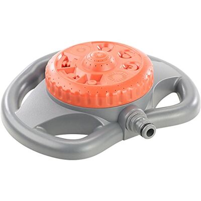 Royal Gardineer Rasensprenger: Kreis-Rasensprinkler, 8 Sprüh-Funktionen, für gängige Gartenschläuche (Kreis Rasensprenger, Rasensprinkleranlage, Kleine) Royal Gardineer Rasensprenger: Kreis-Rasensprinkler, 8 Sprüh-Funktionen, für gängige Gartenschläuche (Kreis Rasensprenger, Rasensprinkleranlage, Kleine)