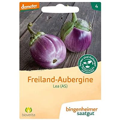 Bingenheimer Saatgut Aubergine, Sorte Lea Bingenheimer Saatgut Aubergine, Sorte Lea