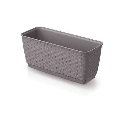 Unbekannt Blumenkasten Balkonkasten Blumentopf Rattan Optik Ratolla Untersetzer 3 Größen 4 Farben von rg-vertrieb (300 Mocca) Unbekannt Blumenkasten Balkonkasten Blumentopf Rattan Optik Ratolla Untersetzer 3 Größen 4 Farben von rg-vertrieb (300 Mocca)