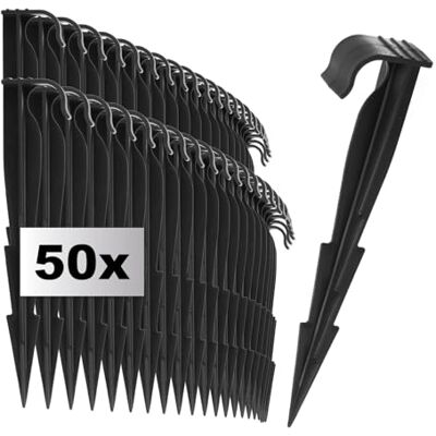 com-four ® 50x Fixierungshaken für Bewässerungsleitungen Erdanker aus Kunststoff Befestigungsstifte für Schläuche Kabel und Abdeckungen Bodennägel mit Widerhaken com-four ® 50x Fixierungshaken für Bewässerungsleitungen Erdanker aus Kunststoff Befestigungsstifte für Schläuche Kabel und Abdeckungen Bodennägel mit Widerhaken