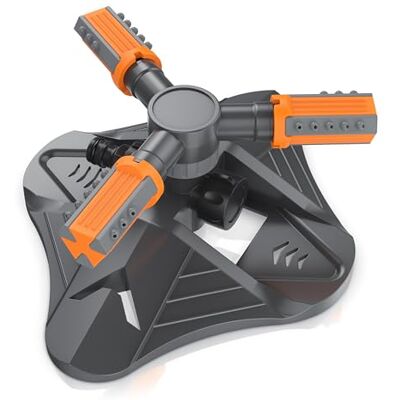 Brandson Rasensprenger 3/4 Zoll 360 Grad Kreisregner Garten Sprinkler Rotierender Wasser Sprinkler mit Schnellkupplung für Bewässerungsanlagen Rasensprinkler für den Garten Brandson Rasensprenger 3/4 Zoll 360 Grad Kreisregner Garten Sprinkler Rotierender Wasser Sprinkler mit Schnellkupplung für Bewässerungsanlagen Rasensprinkler für den Garten
