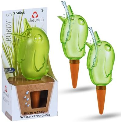 Scheurich Wasserspender S Bördy 2 x Grün 90ml Füllmenge Bewässerungskugel klein mit Ton Fuß Wasserspender Pflanzen und Blumen Terrakotta Stiel Scheurich Wasserspender S Bördy 2 x Grün 90ml Füllmenge Bewässerungskugel klein mit Ton Fuß Wasserspender Pflanzen und Blumen Terrakotta Stiel