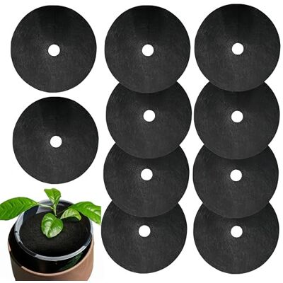 Granmagazz Mulchscheiben für Bäume, 10 Stück Mulchscheiben für Bäume, 25 cm, Matte für Unkraut, Schutzmatte für Bäume und Pflanzen,runde Schutzmatte aus Vlies für Pflanzen und Bäume Granmagazz Mulchscheiben für Bäume, 10 Stück Mulchscheiben für Bäume, 25 cm, Matte für Unkraut, Schutzmatte für Bäume und Pflanzen,runde Schutzmatte aus Vlies für Pflanzen und Bäume
