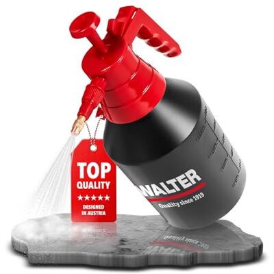 WALTER Drucksprüher 1,5 Liter, 3 bar Pumpsprüher & Gartenspritze, Verstellbare Düse, Pflanzenschutz, Unkrautvernichter, Dünger, Desinfektion, leicht&auslaufsicher WALTER Drucksprüher 1,5 Liter, 3 bar Pumpsprüher & Gartenspritze, Verstellbare Düse, Pflanzenschutz, Unkrautvernichter, Dünger, Desinfektion, leicht&auslaufsicher