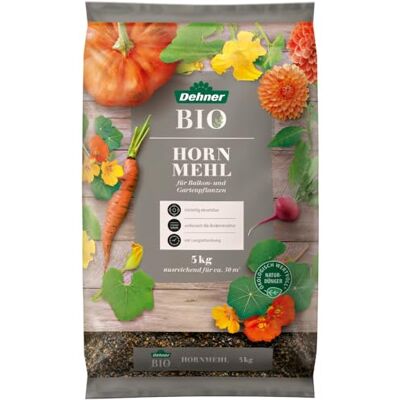 Dehner Bio Hornmehl Naturdünger für Balkon- & Gartenpflanzen Stickstoffdünger mit Langzeitwirkung Langzeitdünger für Pflanzen ökologischer Universaldünger in Bioqualität ca. 50 qm 5 kg Dehner Bio Hornmehl Naturdünger für Balkon- & Gartenpflanzen Stickstoffdünger mit Langzeitwirkung Langzeitdünger für Pflanzen ökologischer Universaldünger in Bioqualität ca. 50 qm 5 kg