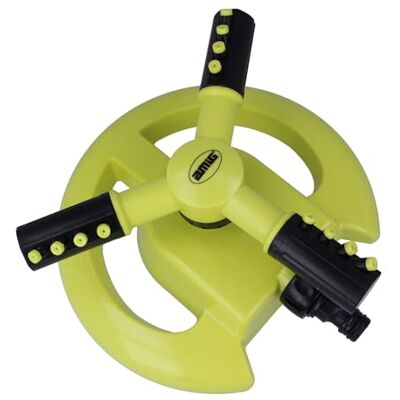 Amig Drehregner mit 3 Düsen zum Aufklappen auf dem Rasen Ø200 x 100 mm 3 drehbare Arme und Schnellverbinder Fläche bis 63,5 m² ABS-Kunststoff Pistaziengrün und Schwarz Amig Drehregner mit 3 Düsen zum Aufklappen auf dem Rasen Ø200 x 100 mm 3 drehbare Arme und Schnellverbinder Fläche bis 63,5 m² ABS-Kunststoff Pistaziengrün und Schwarz