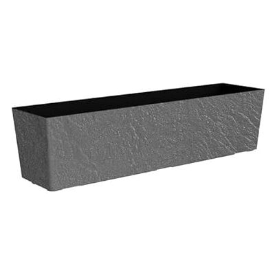 Dehner Pflanzkasten Stone, Blumentopf inkl. Bewässerungssystem/Ablaufloch, frostbeständig, ca. 74.5 x 19 x 19 cm, Polypropylen, grau Dehner Pflanzkasten Stone, Blumentopf inkl. Bewässerungssystem/Ablaufloch, frostbeständig, ca. 74.5 x 19 x 19 cm, Polypropylen, grau