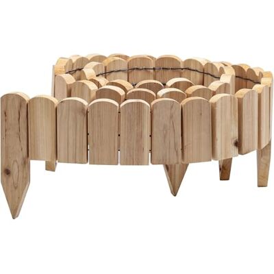 Gartenwelt Riegelsberger Rollboarder 203 cm Naturholz Zaunhöhe 10 cm Flexible Beetumrandung aus Tannenholz Rasenkante & Beeteinfassung für Garten und Rasen Gartenwelt Riegelsberger Rollboarder 203 cm Naturholz Zaunhöhe 10 cm Flexible Beetumrandung aus Tannenholz Rasenkante & Beeteinfassung für Garten und Rasen