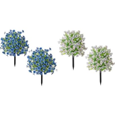 Generic 2Pcs 23.62 in Faux Flower Garden Stakes Easy Install No Fade Outdoor Realistic Plastic Flowers with Ground Stake for Porch Patio Balcony Planter Yard Generic 2Pcs 23.62 in Faux Flower Garden Stakes Easy Install No Fade Outdoor Realistic Plastic Flowers with Ground Stake for Porch Patio Balcony Planter Yard