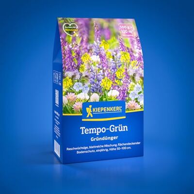Kiepenkerl "Tempo-Grün" 1081800, 0,5 kg Die Gründüngung für eine schnelle Bodenregeneration, Pflanzen, Saatgut, raschwüchsig, einjährig, Wuchshöhe ca. 50-100 cm Kiepenkerl "Tempo-Grün" 1081800, 0,5 kg Die Gründüngung für eine schnelle Bodenregeneration, Pflanzen, Saatgut, raschwüchsig, einjährig, Wuchshöhe ca. 50-100 cm