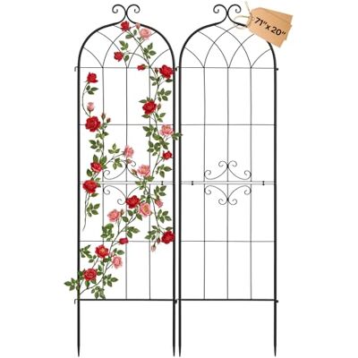 VEVOR Rankgitter, 180x52,5 cm 2er-Pack, Metall Rankhilfe mit Pulverbeschichteter Oberfläche & Verriegelungsmechanismus, Kletterhilfe, Garten Spalier, Pflanzengitter für Blumen, Gemüse & Rosen VEVOR Rankgitter, 180x52,5 cm 2er-Pack, Metall Rankhilfe mit Pulverbeschichteter Oberfläche & Verriegelungsmechanismus, Kletterhilfe, Garten Spalier, Pflanzengitter für Blumen, Gemüse & Rosen