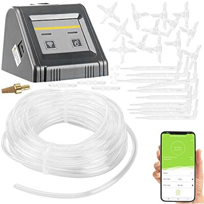 Royal Gardineer Bewässerungspumpe: Automatische WLAN-Bewässerungsanlage BWC-20.app für 10 Topfpflanzen (Bewässerung Zimmerpflanzen, Bewässerungsystem, Smart) Royal Gardineer Bewässerungspumpe: Automatische WLAN-Bewässerungsanlage BWC-20.app für 10 Topfpflanzen (Bewässerung Zimmerpflanzen, Bewässerungsystem, Smart)
