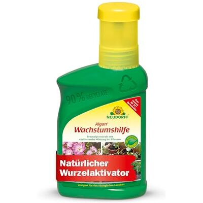 Neudorff Algan Wachstumshilfe – Wachstumshilfe für Aussaaten, Gemüse, Obst und Zierpflanzen und kräftigt geschwächte Pflanzen, 250 ml Neudorff Algan Wachstumshilfe – Wachstumshilfe für Aussaaten, Gemüse, Obst und Zierpflanzen und kräftigt geschwächte Pflanzen, 250 ml