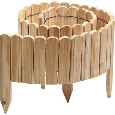 Gartenwelt Riegelsberger Rollboarder 203 cm Naturholz Zaunhöhe 20 cm Flexible Beetumrandung aus Tannenholz Rasenkante & Beeteinfassung für Garten und Rasen Gartenwelt Riegelsberger Rollboarder 203 cm Naturholz Zaunhöhe 20 cm Flexible Beetumrandung aus Tannenholz Rasenkante & Beeteinfassung für Garten und Rasen
