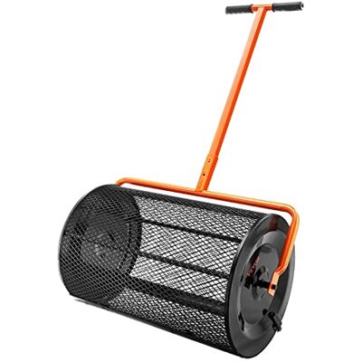 VEVOR Kompoststreuer aus Stahl Torfmoosstreuer 1,27x2cm Mesh-Korb Garten Rasen Streuer Grifflänge von 62 bis 67,5cm verstellbar 61cm Metall Mesh Korb Ideal für Dünger wie Kompost Mist Erde Torfmoos VEVOR Kompoststreuer aus Stahl Torfmoosstreuer 1,27x2cm Mesh-Korb Garten Rasen Streuer Grifflänge von 62 bis 67,5cm verstellbar 61cm Metall Mesh Korb Ideal für Dünger wie Kompost Mist Erde Torfmoos