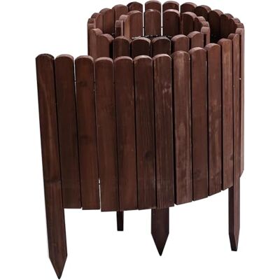 Gartenwelt Riegelsberger Rollboarder 203 cm Braun Zaunhöhe 40 cm Flexible Beetumrandung aus Tannenholz Rasenkante & Beeteinfassung für Garten und Rasen Gartenwelt Riegelsberger Rollboarder 203 cm Braun Zaunhöhe 40 cm Flexible Beetumrandung aus Tannenholz Rasenkante & Beeteinfassung für Garten und Rasen