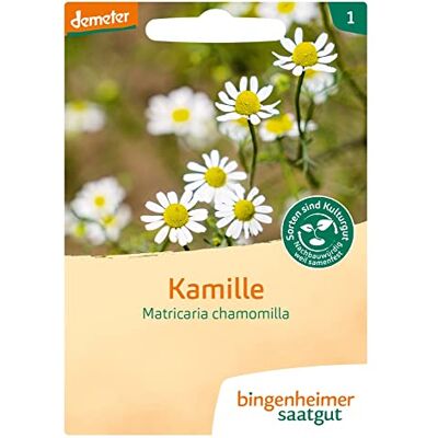 Bingenheimer Saatgut Kamille Matricaria chamomilla demeter bio für ca. 2000 Pflanzen Bingenheimer Saatgut Kamille Matricaria chamomilla demeter bio für ca. 2000 Pflanzen