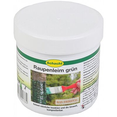Schacht Raupenleim grün 250 g Pestizidfreier Naturleim zum Direktauftrag auf Baumrinde schützt Obst- und Zierbäume vor kriechenden Schädlingen Schacht Raupenleim grün 250 g Pestizidfreier Naturleim zum Direktauftrag auf Baumrinde schützt Obst- und Zierbäume vor kriechenden Schädlingen