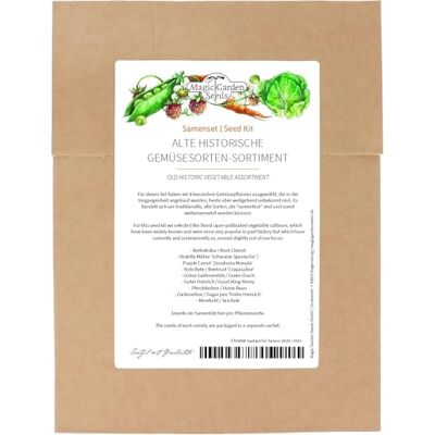 Magic Garden Seeds Edles Samenset mit 8 seltenen historischen Gemüsesorten Gemüsesamen alte Sorten Saatgut Raritäten Gemüse Samen Pflanzensamen für den Garten Magic Garden Seeds Edles Samenset mit 8 seltenen historischen Gemüsesorten Gemüsesamen alte Sorten Saatgut Raritäten Gemüse Samen Pflanzensamen für den Garten